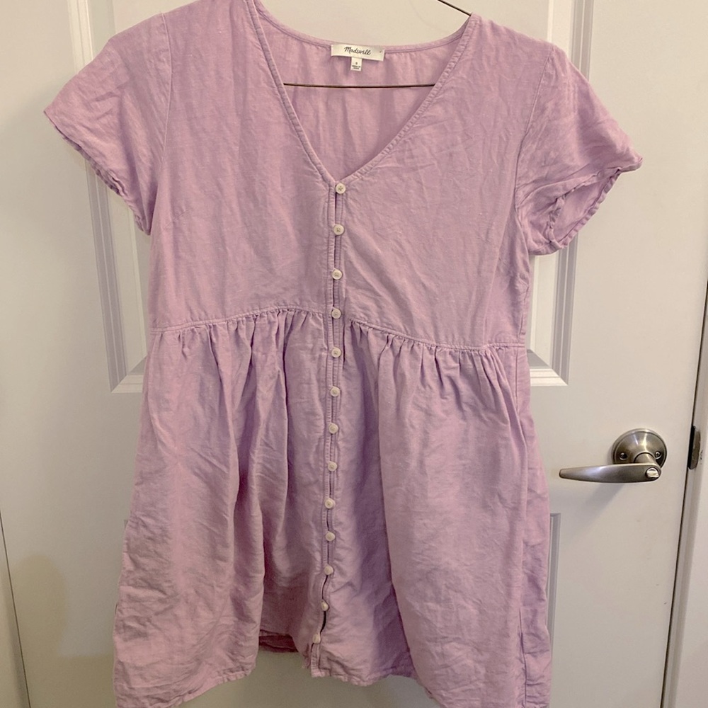 Madewell Lavender Mini Dress